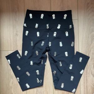 Beyond Yoga metallic pineapple leggings